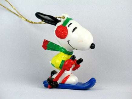 Snoopy Skier Pvc Ornament