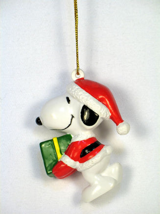 Snoopy Santa Pvc Ornament