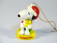 Snoopy and Woodstock Christmas Wish PVC Ornament