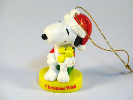Snoopy And Woodstock Christmas Wish Pvc Ornament