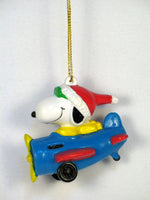 Joe Cool In Blue Airplane PVC Ornament