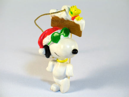 Snoopy Joe Cool North Pole Pvc Ornament