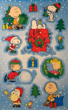 Peanuts Gang Christmas Stickers