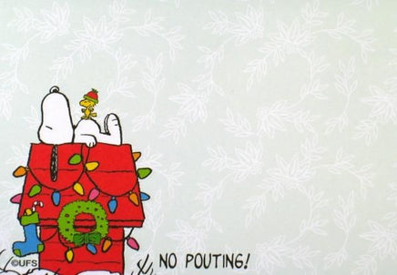 Peanuts Christmas Sticky Notes Pad -
No Pouting!