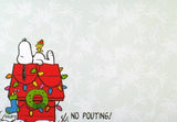 Snoopy Christmas Sticky Notes Pad - No Pouting!