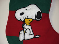 SNOOPY LARGE MUSICAL CHRISTMAS STOCKING - Featuring Vince Guaraldi's Original Song - "Christmas Time Is Here" - snoopn4pnuts.com