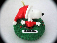 SNOOPY YEAH BABY ORNAMENT