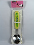 Snoopy Stainless Steel and Melamine Child Size Spoon