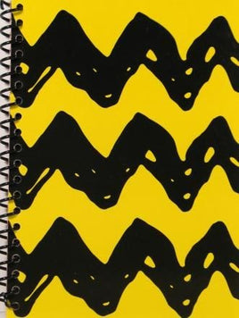 Zig Zag Spiral-Bound Notebook With Colored, Decorated Pages